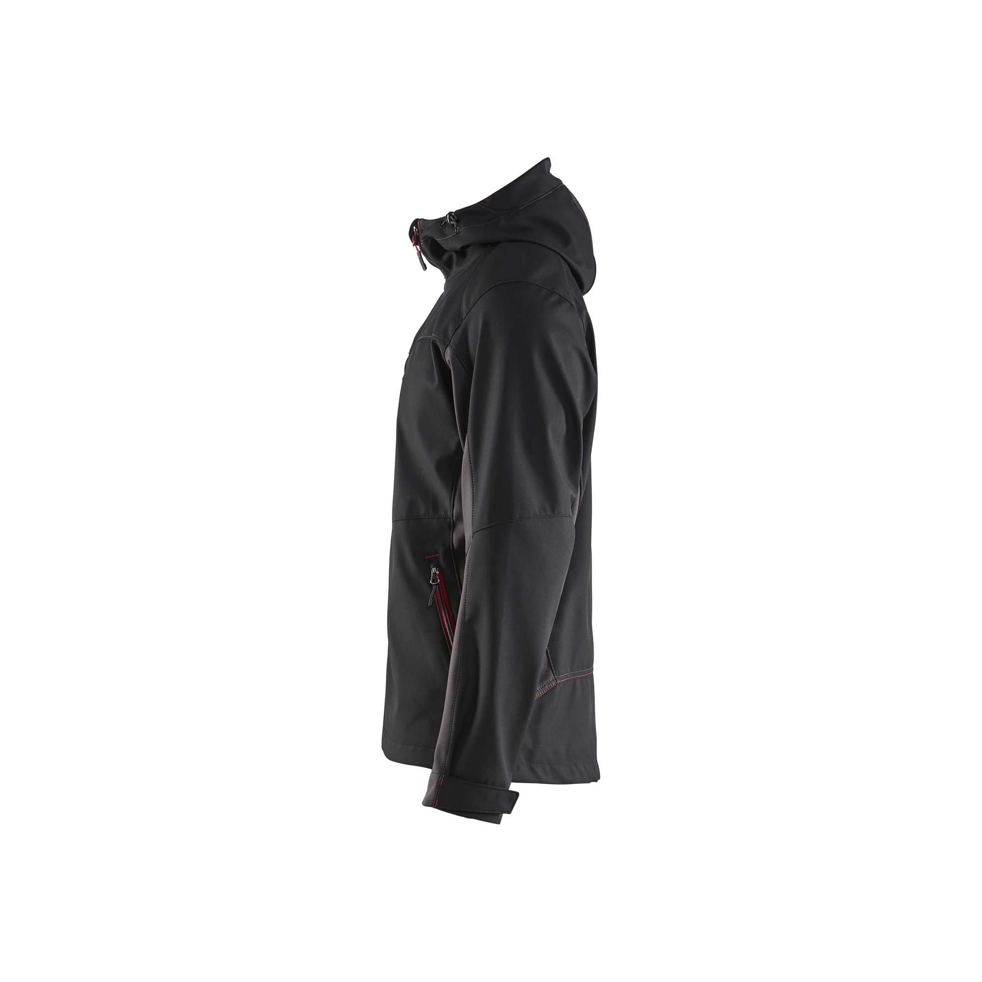BLAKLADER 47532516 Softshell Jacket with Hood Softshell Work Jacket MEN - Water Repellent